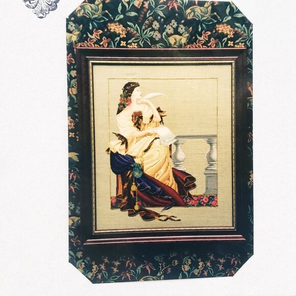 Mirabilia Cross Stitch Pattern Garden Verses 1994 Nora Corbett